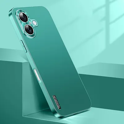 Immagine prodotto di Per Apple iPhone 16 Fine Matt Metal Design Optics Custodia per telefoni cellulari Verde