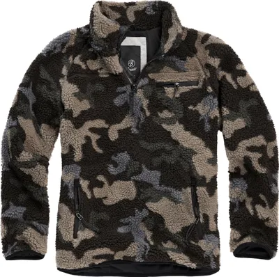Produktbild von BRANDIT Teddyfleece Troyer darkcamo Gr. 5XL