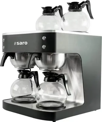 Produktbild von Saro Kaffeemaschine S48T – 2 Brühsysteme, 4 Glaskannen, schnelle Brühzeit, einfache Bedienung
