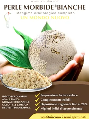 Obrázok produktu pre Ornitalia Farebné guľôčky z klíčkov pre papagáje - prírodné, zdravé kŕmenie 800G Guľôčky z klíčkov pre papagáje - Ornitalia Perle Morbide - 800G Prírodné kŕmenie