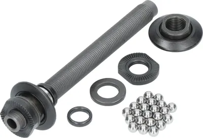 Image de SHIMANO Axe creux WH-RX010-F Kit complet - Roue avant, axe traversant 12 mm, disque