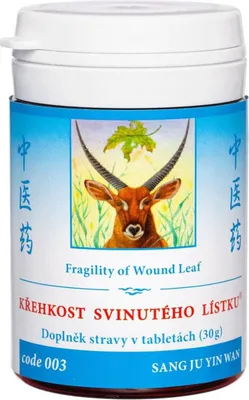 Obrázek produktu pro 003 Křehkost svinutého lístku (SANG JU YIN WAN), 100 tbl