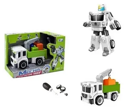 Obrázek produktu pro SWEDE Robot 2v1 Popelářské auto Transformující hračka