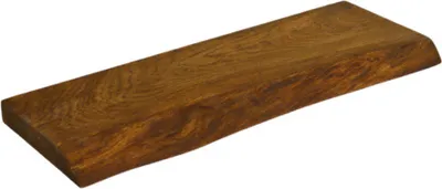 Produktbild von Hilwood - Regal, Wandboard, Wandregal, Hängeregal, Bücherregal, Eiche Antik, massiv, 100 cm