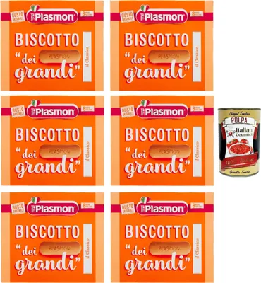 Produktbild von 6x Plasmon il Biscotto dei Grandi 300g + Italian Gourmet polpa 400g