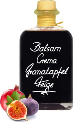 Produktbild von Balsamico Creme Granatapfel Feige 0,5 L - Sehr fruchtig & dickflüssig 3% Säure Balsam Crema Grenadine