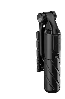 Produktbild von Techsuit – Mini-Selfie-Stick mit kompaktem Stativ und Bluetooth-Fernbedienung, faltbar, 70 cm – schwarz