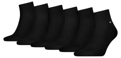 Image de Tommy Hilfiger soquettes 6 paires quarter black hommes