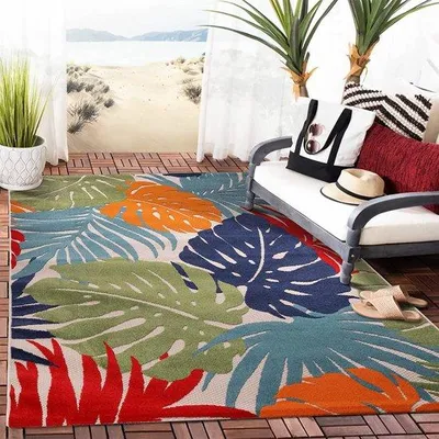 Produktbild von Famanu Outdoorteppich Wasserabweisend und langlebig - Mehrfarbig - 120 x 170 cm
