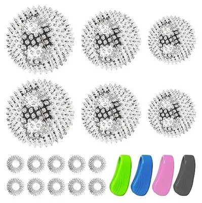 Produktbild von Massageballen Set - Magnetische Akupressurballen mit Akupressurclips - CKN-HTPH27