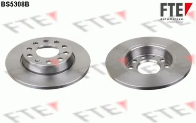 Image de 2 disques de frein arrière complets Ø 255 mm 12 mm FTE pour entre autres AUDI A4