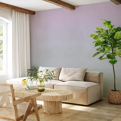 Produktbild von Selbstklebende Folie Fototapete - Pastel Gradient - Transition of Colors from Violet to Mint 98x70 cm Muster f-A-10220-a-a