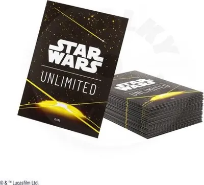 Produktbild von Gamegenic - Kartenhüllen - Star Wars: Unlimited - Kunsthüllen - Space Yellow