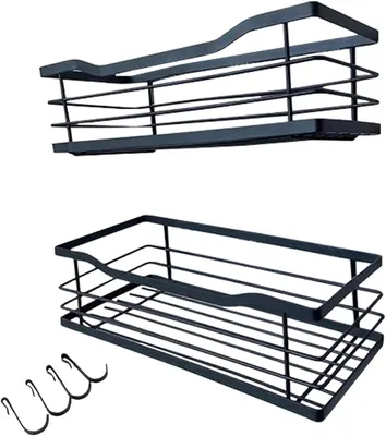 Produktbild von Badezimmerregale mit Saugnäpfen, rostfrei, zur Wandmontage, für Zuhause/Hotel