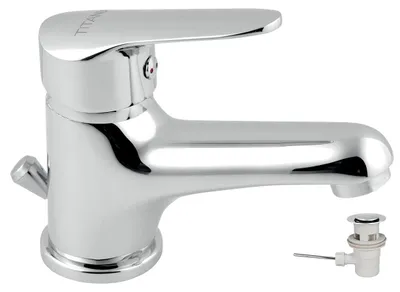Obrázek produktu pro 94401 Umyvadlová baterie s výpustí Titania IRIS New chrom