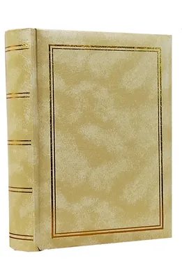 Image de ALBUM, relié, CDS 46200, pour 200 photos au format 10 x 15 cm, avec description, CLASSIC, beige