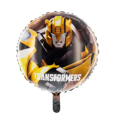 Produktbild von Transformers Folienballon Ø45cm gelb schwarz Bumblebee Autobot Heliumballon