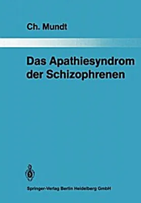 Immagine prodotto di Das Apathiesyndrom der Schizophrenen