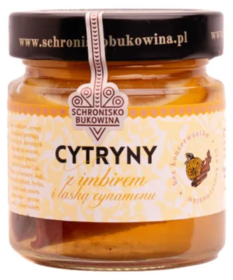 Image de Citrons biologiques au gingembre et à la cannelle, 220 g