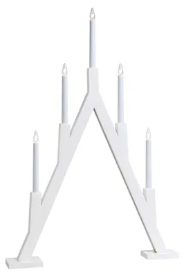 Produktbild von Markslöjd Bjurfors weißer Kerzenständer 77 cm