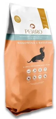 Zdjęcie produktu dla Perro Wołowina z Batatami dla dorosłych psów ras małych 1 kg
