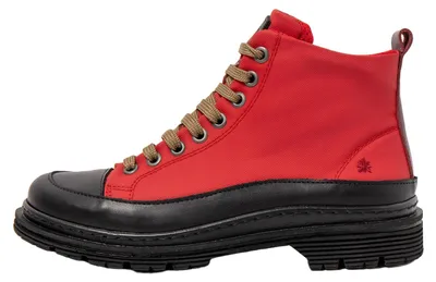 Produktbild von Art Stiefeletten Damen/Herren 1895 RUBBER NYLON BURDEOS/ BIRMINGHAM Farbe Rot
