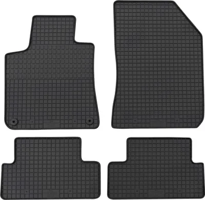Produktbild von für Peugeot 308 ab 09/2013 Passform Fußmatten PETEX Gummimatten 4-teilig schwarz Allwettermatten Gummifußmatten