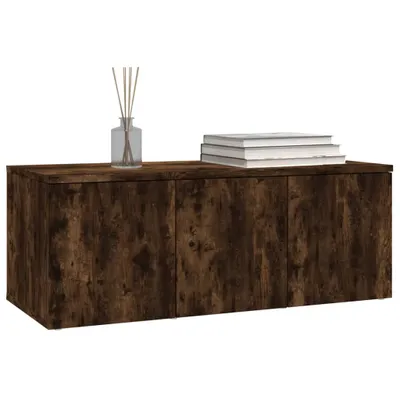 Produktbild von "2026 Aktion"TV-Schrank Industriestil - CLORIS - Fernsehenschrank - Räuchereiche 80x34x30 cm Holzwerkstoff - DEMöbel9308728