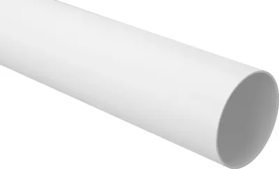 Produktbild von RAINWAY L Fallrohr Sparpaket (12 Meter, weiß) - 100mm, PVC-U Kunststoff, für Dachflächen < 100m² empfohlen, Kunststoffrinne Carport Entwässerung