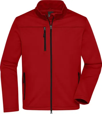 Produktbild von James & Nicholson Softshelljacke Herren JN1172 Gr. 3XL red