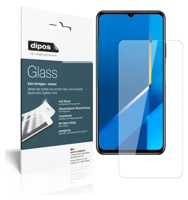 Obrázek produktu pro 2x ochranná fólie pro Honor X10 Max - nárazuvzdorná fólie 9H, skleněný materiál (1x přední strana + 1x zadní strana)