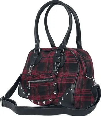 Produktbild von Banned Alternative Handtasche - Warren Plaid Rot
