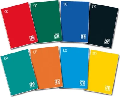 Produktbild von Blasetti One Color Notizbuch A4 18 Blätter Mehrfarbig