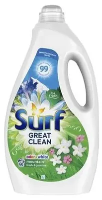 Prací gél, 60 pracích dávok, 3 l, SURF "Mountain Fresh & Jasmine"