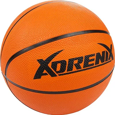 Produktbild von BASKETBALL Größe-7 griffig 528g Orange Gummibasketball Streetball Trainingsbasketball Spielball 12