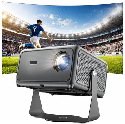 Zdjęcie produktu dla Projektor Beamer 1500 ANSI lumen - Rozdzielczość Full HD 1920 x 1080 - Technologia LED - Idealny do kina domowego i gier