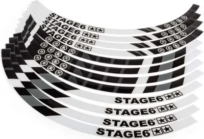 Produktbild von 17-Zoll STAGE6 Felgenaufkleber-Set weiß