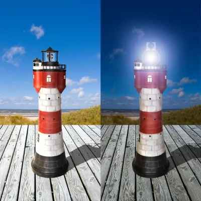 Produktbild von Solar-Leuchtturm ROTER SAND 50 cm 2325-50