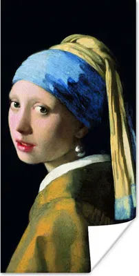 Produktbild von MuchoWow® Poster Das Mädchen mit dem Perlenohrring - Johannes Vermeer 60x120 cm - Wandschmuck