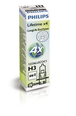 Immagine prodotto di Philips H3 12V 55W PK22s LongLife EcoVision 1st.