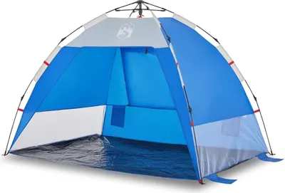 Produktbild von vidaXL Strandzelt 2 Personen Azurblau Quick Release Wasserdicht