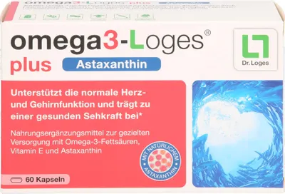 Produktbild von omega3-Loges plus Astaxanthin Kapseln, 60 St. Kapseln