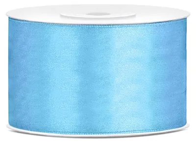 Immagine prodotto di Nastro di raso azzurro 25 m 38 mm di larghezza