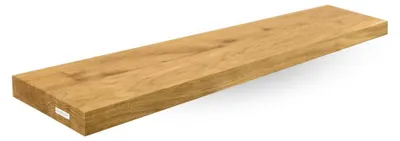 Produktbild von Schwebendes Wandregal Eiche Massiv 100cm Breite