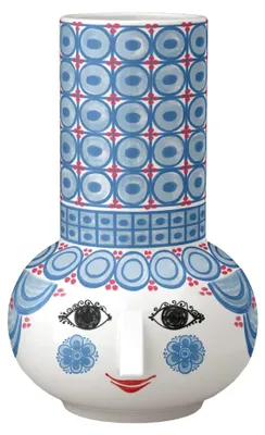 Zdjęcie produktu dla Świecznik "Olga" marki Bjørn Wiinblad, ceramika, 14 cm, jasnoniebieski