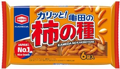 Immagine prodotto di Kameda | Kaki No Tane - 180g - 6 X 30g - Con arachidi - Biscotti di riso