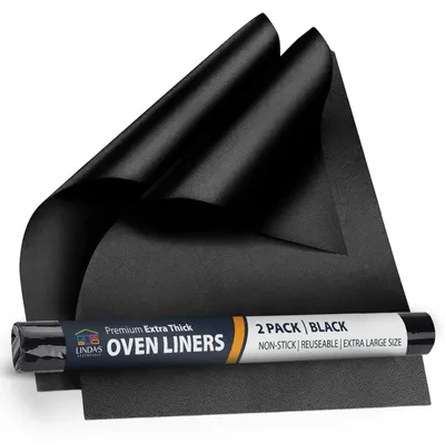 Antihaft-Backofenmatte 32x50 cm, 2er-Pack, hitzebeständig, wiederverwendbar