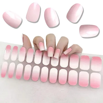 Produktbild von Nagelfolien 22 Stück Rot Selbstklebend UV Gel Nail Stickers
