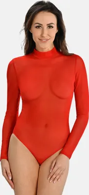 Produktbild von Teyli Langärmeliger halber Rollkragenpullover für Frauen Amy Female 2435 rot XS