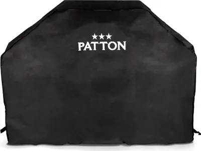 Produktbild von PATTON Grillabdeckung, 145x60x115cm Grillschutzhülle für C2 Charcoal Chef, Oxford-Stoff, Schwarz